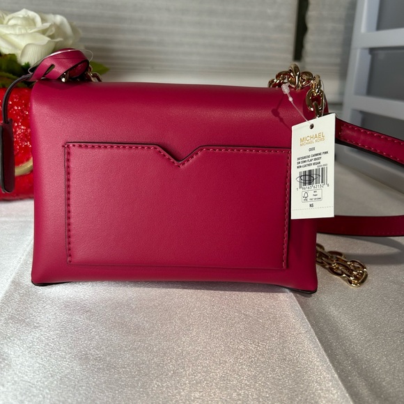 NWT Michael Kors Cece small shoulder bag pink - Picture 3 of 8